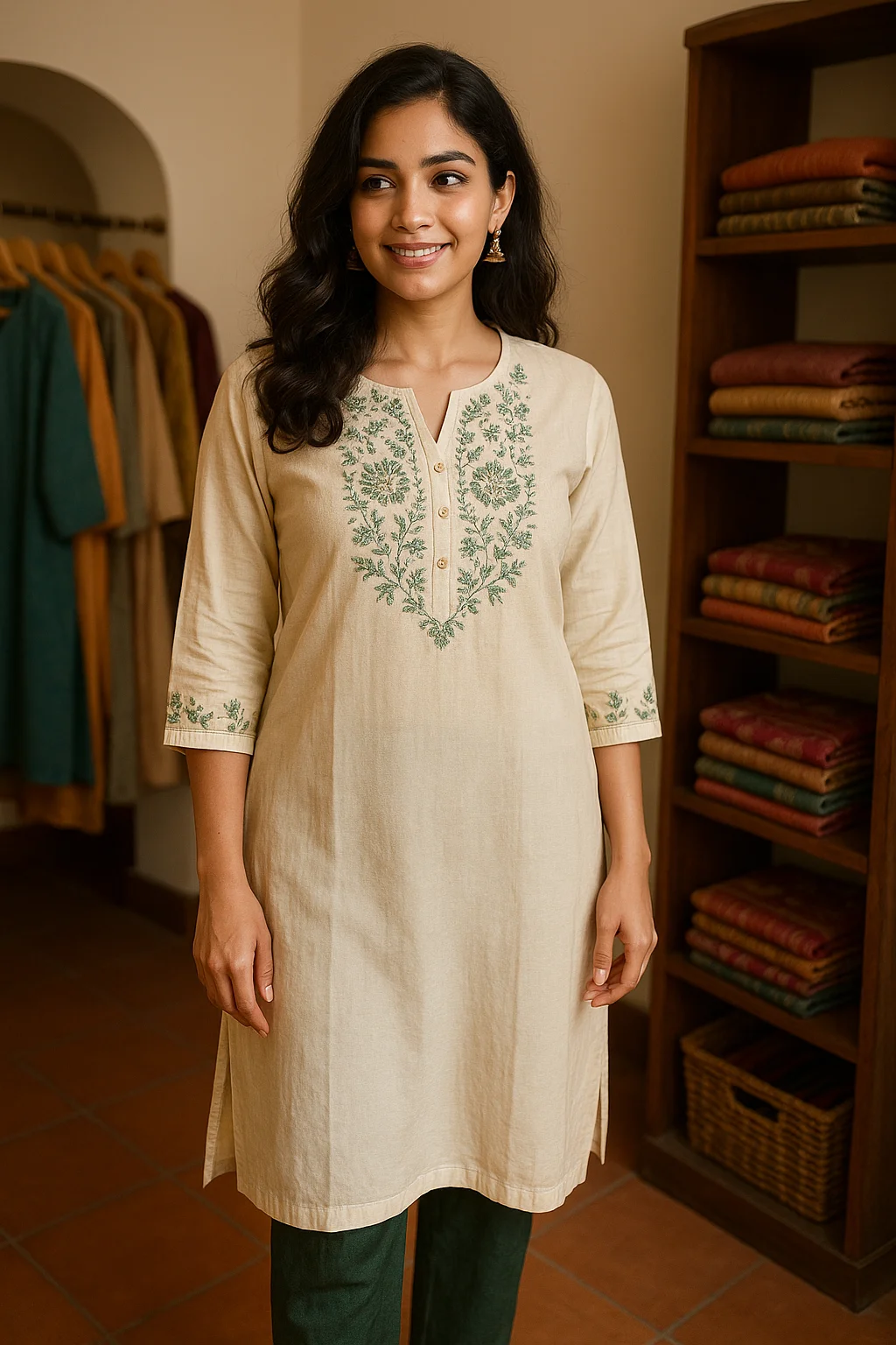 Kerala-style women's kurtas